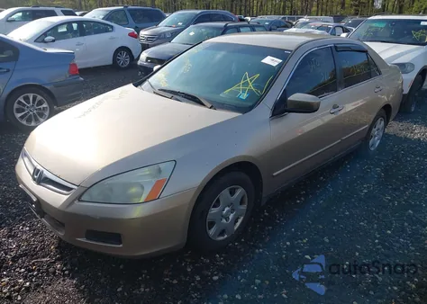 2007 Honda Accord 2.4 Lx from USA, damaged, VIN 1HGCM56487A019281